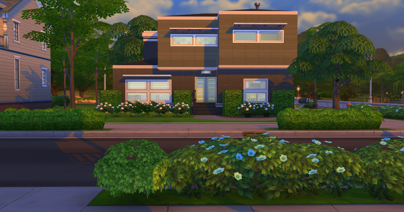 Sims 4 Builds MidMod SplitLevel (Sims 4 House)